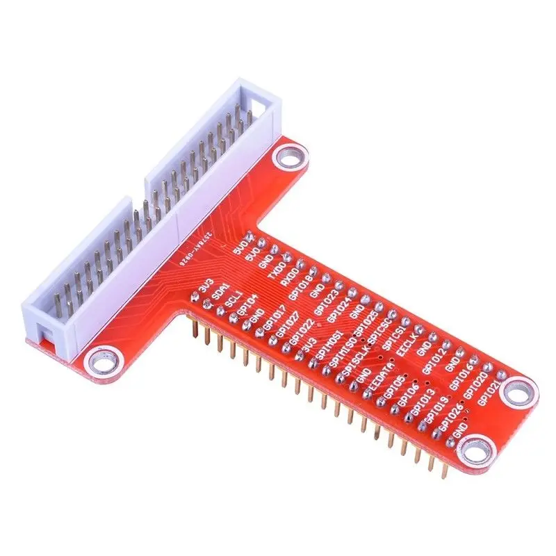 Hot 3C-For RPi GPIO Breakout Expansion Board + 20cm FC40 40pin Flat Rainbow Ribbon Cable Assembled T Type Ad Q2C7 For Ras |