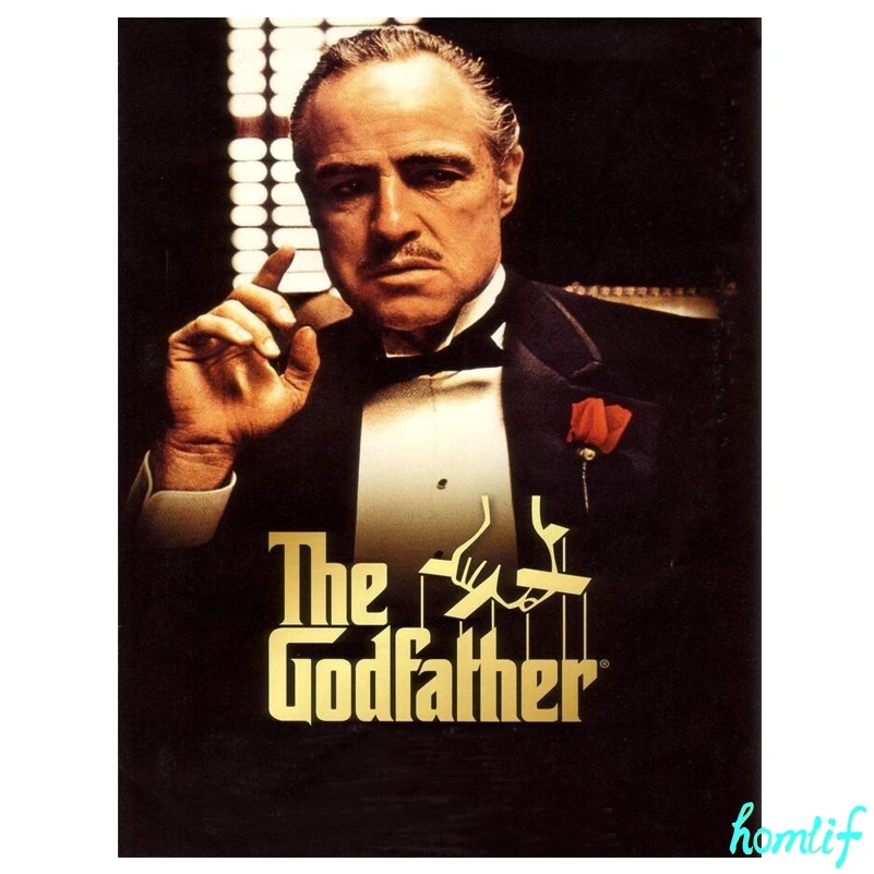 Полная площадь алмазная вышивка 5D сделай сам живопись Крестный отец крестом 3D