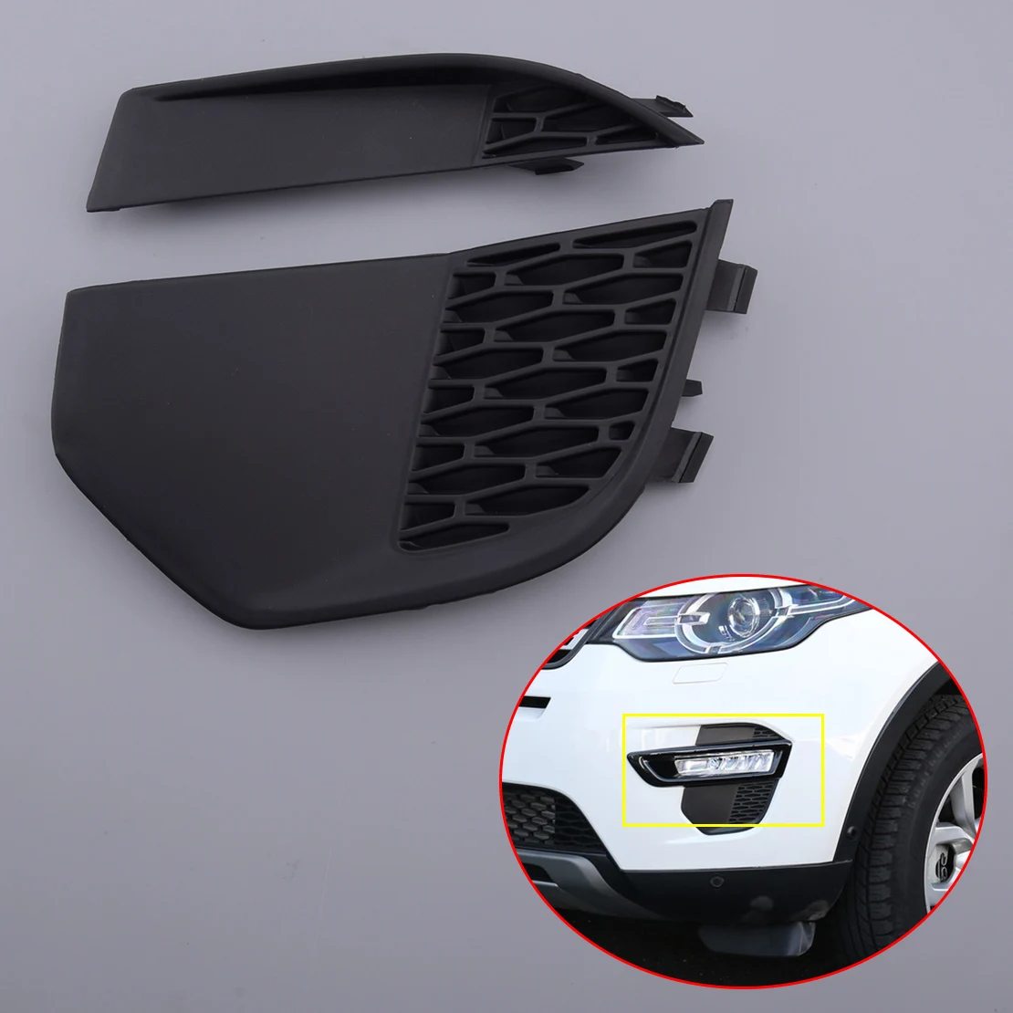 

LR061236 Front Left Side Fog Lamp Light Cover Trim Bezel Fit for Land Rover Discovery Sport 2015 2016 2017 2018 2019 LR061235