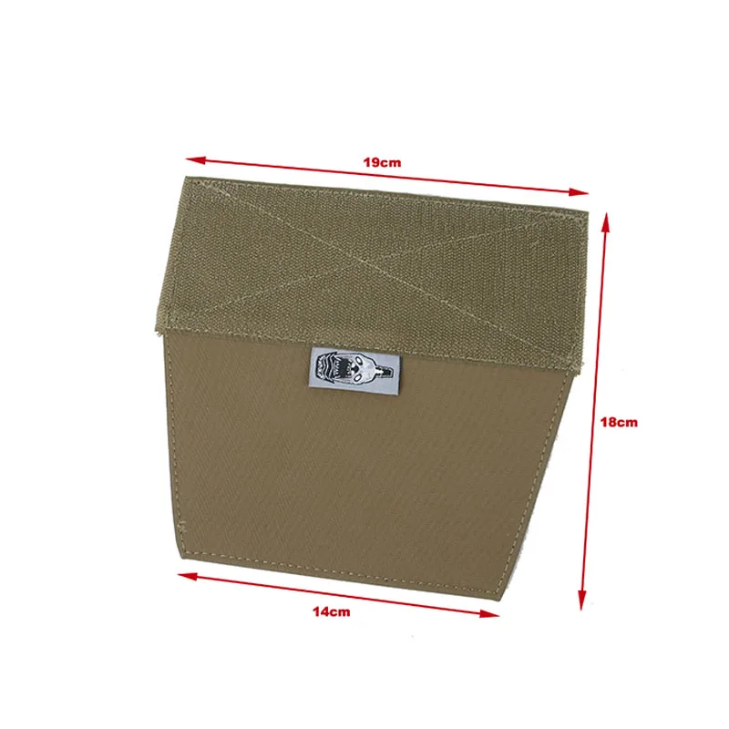 Горизонтальный адаптер для тактического жилета специальная клейкая Передняя