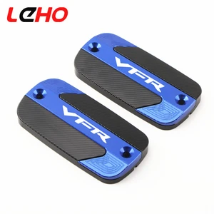 Motorcycle CNC Front Brake Fluid Reservoir Cover cap For HONDA VFR 800 1200x VFR800 VFR800F VFR800X VFR1200x Crosstourer