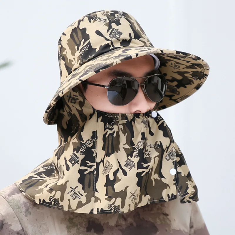 

Outdoor UV Sun Protection Hat Women Bicycling Beach Face Face Protective Cap Neck Cap Summer Hat Wide Brim Sun Hat Female Casual