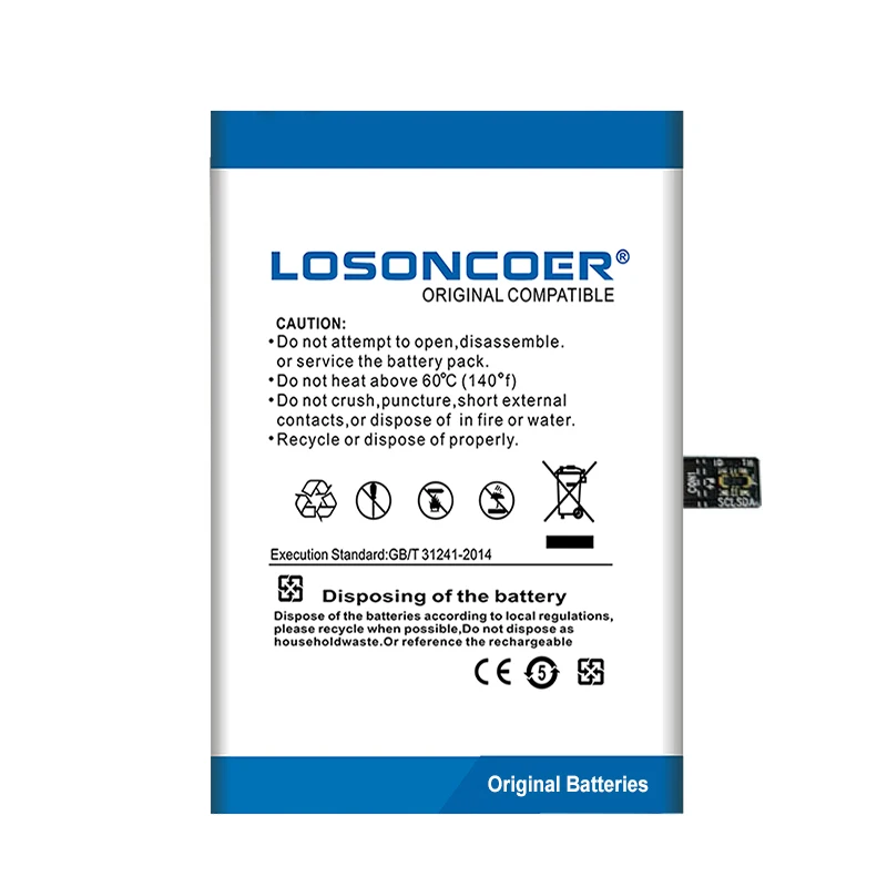 100% новый аккумулятор LOSONCOER 3500 мАч для ZEBRA TC20 TC25 BT 000334|Аккумуляторы мобильных