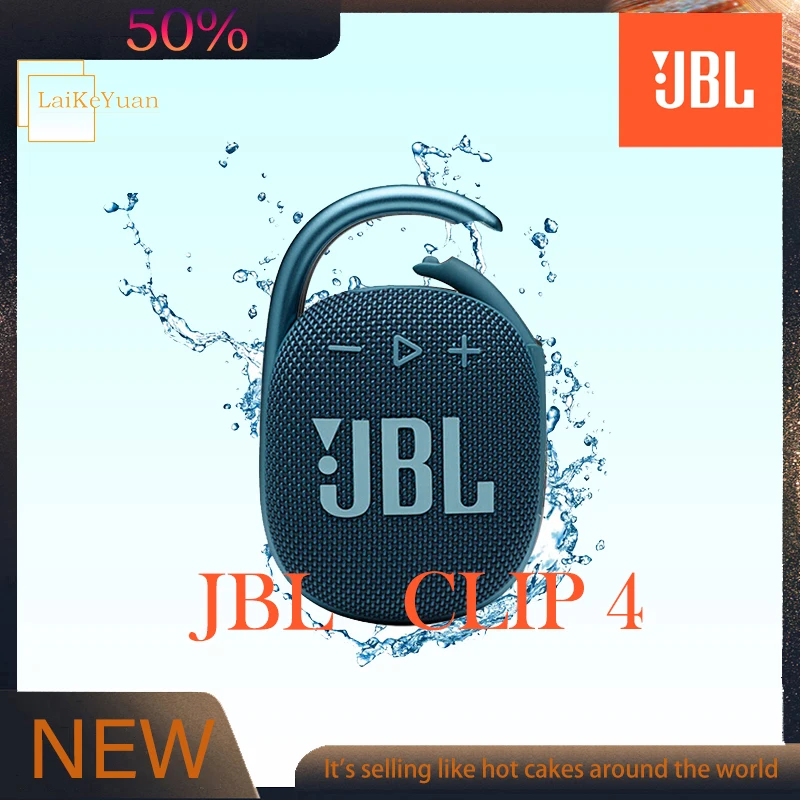 

Bluetooth-Колонка JBL CLIP 4, водонепроницаемая, с крючком, 10 часов работы