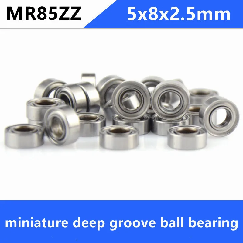 

200/500 шт. MR85ZZ Миниатюрный подшипник MR85 MR85-2Z шариковый подшипник с глубоким желобом 5x8x2,5 мм