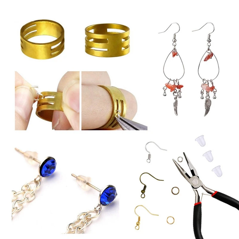 

Ring Single Ring Ear Hook Set Earring Accessories Diy Material Handmade Earrings Jewelry Accessories