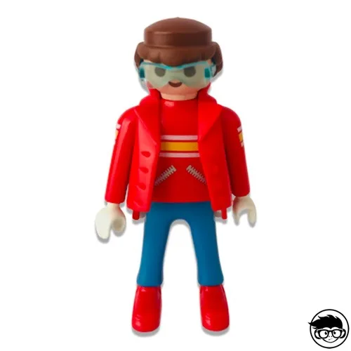 Диск джоки свободного кроя с винтажными фигурками от Playmobil 1992|Настольный футбол| |