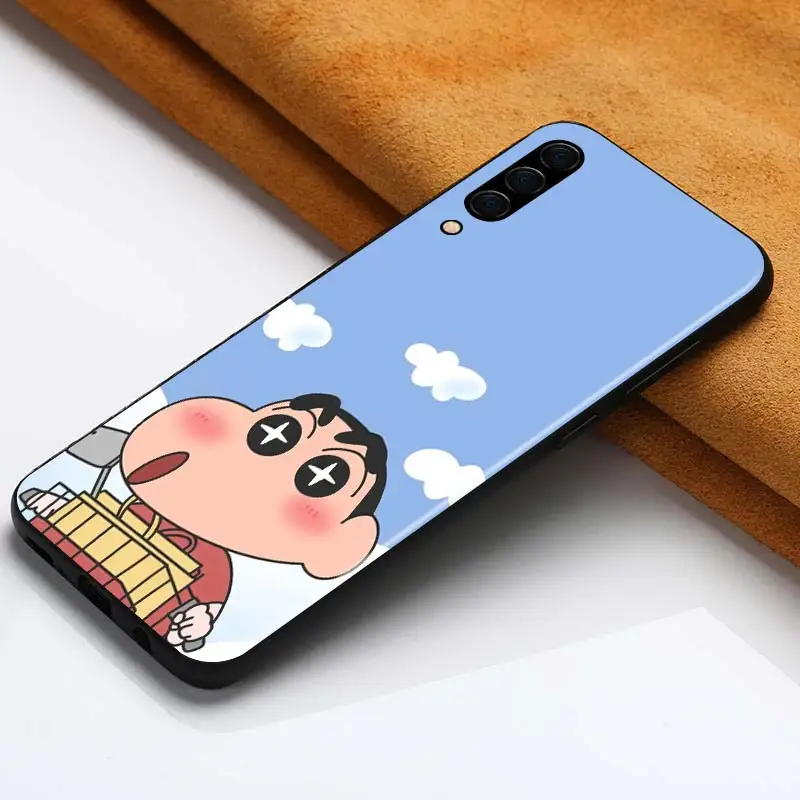 

Cute cartoon little boy for Samsung Galaxy A90 A80 A70 A60 A50 M60 M40 A20E A2Core A10S A10E Silicon Soft Black Phone Case