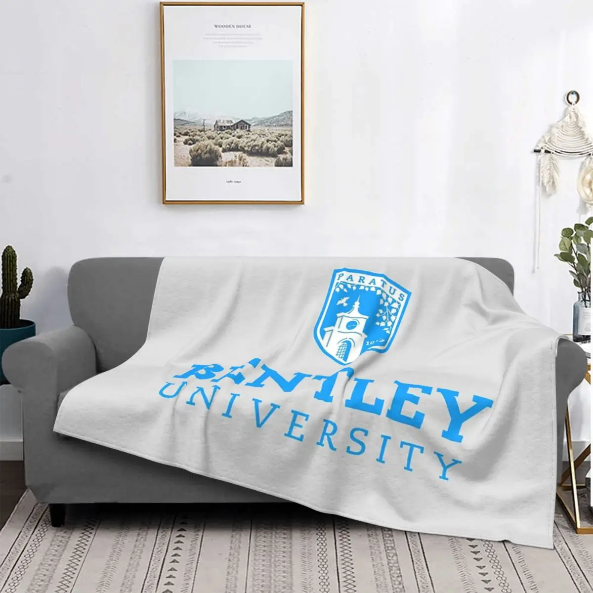 

Bentley-Manta de la universidad para cama, edredones a cuadros, toalla, colcha de playa, 135 de lino y algodón