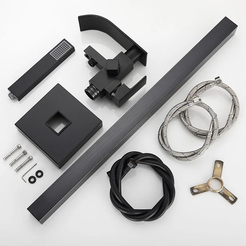 Senlesen отдельно стоящий смеситель для ванной комнаты с одной ручкой из твердой