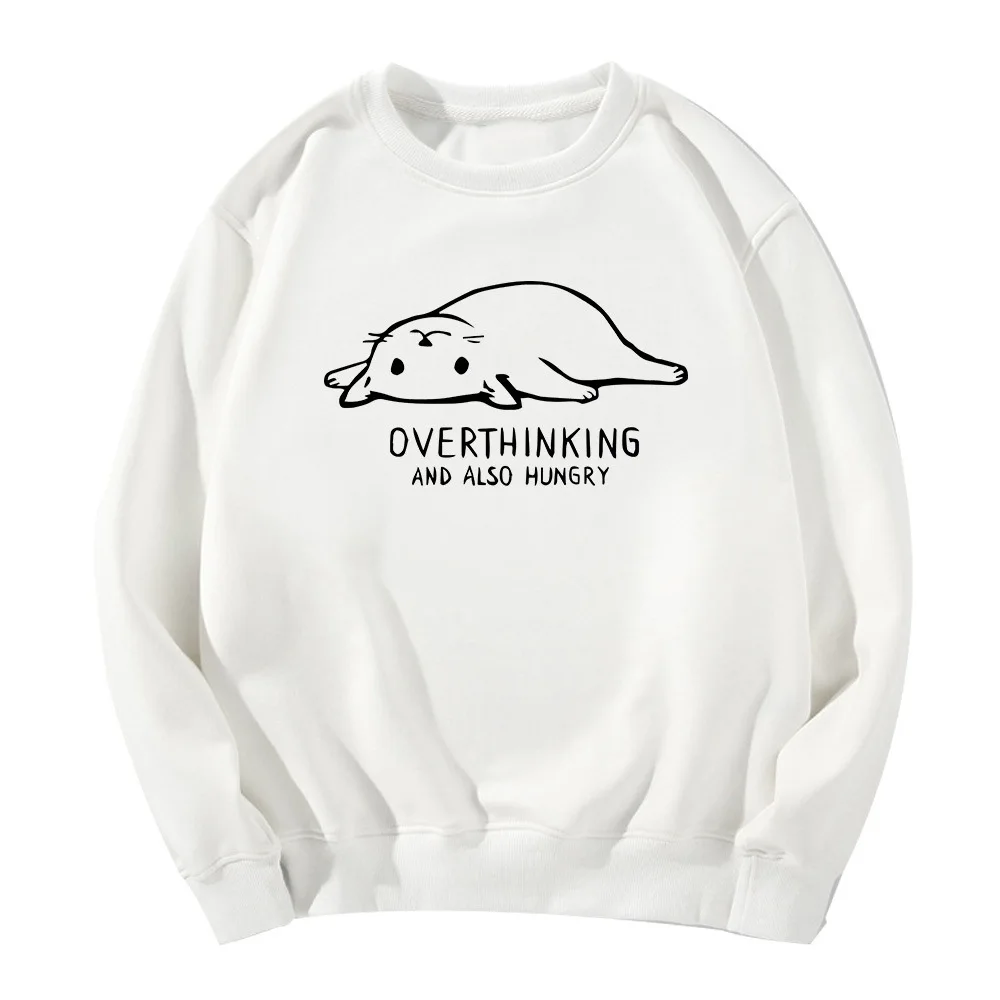 

Kawaii Cat Hoodies Men Not Today Funny Graphic Sweatshirt Men/Women Harajuku Fashion Sweat Unisex Long Sleeve Sudadera Mujer