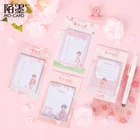 30 листовуп японская для девочек с симпатичным рисунком план список Блокнот N раз бумаги для заметок на клейкой основе Эсколар... школьного питания наклейка-закладка