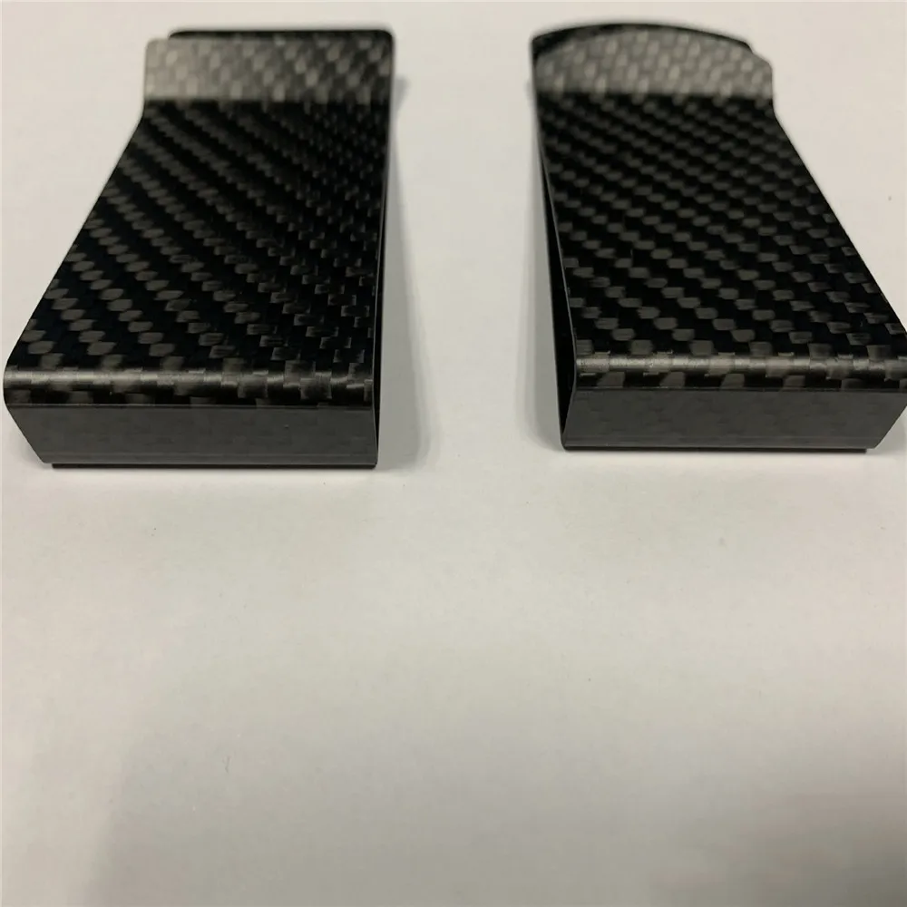 Прочный зажим для денег из углеродного волокна мужской простой наличный