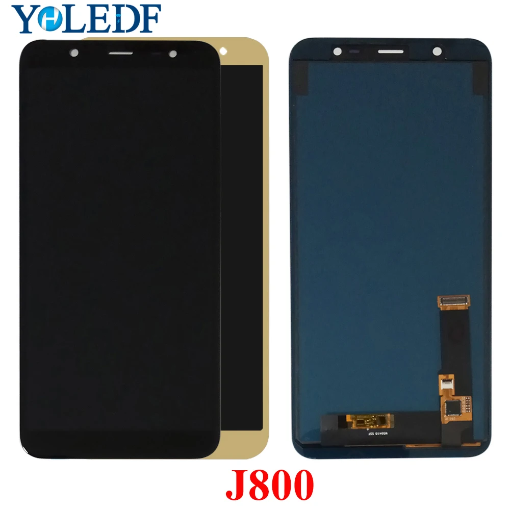 Для samsung Galaxy J8 2018 J810 экран ЖК дисплей сенсорный регулировка яркости панель SM J810M