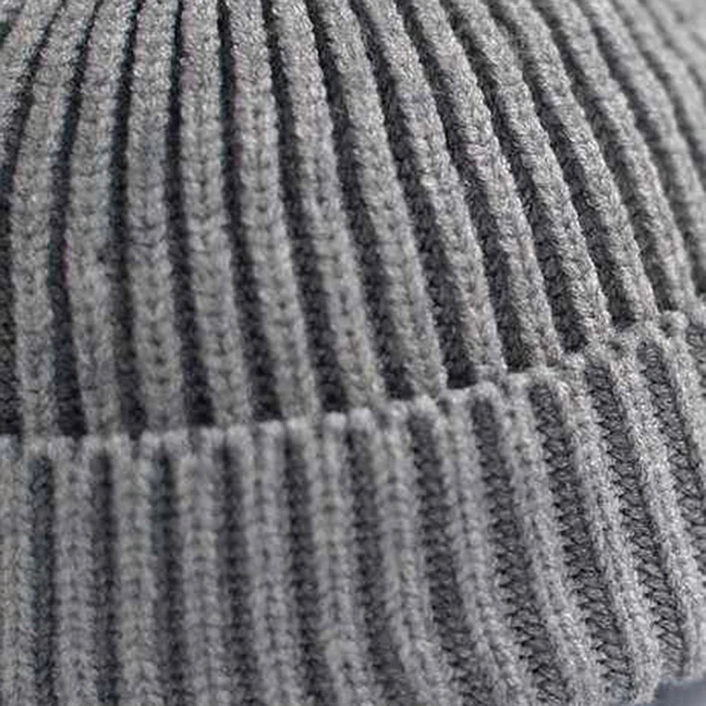 

Winter Warm Knitted Skullcap Casual Short Thread Hip Hop Hat Adult Men Beanie Wool Knitted Beanie Skull Cap Elastic Hats Unisex