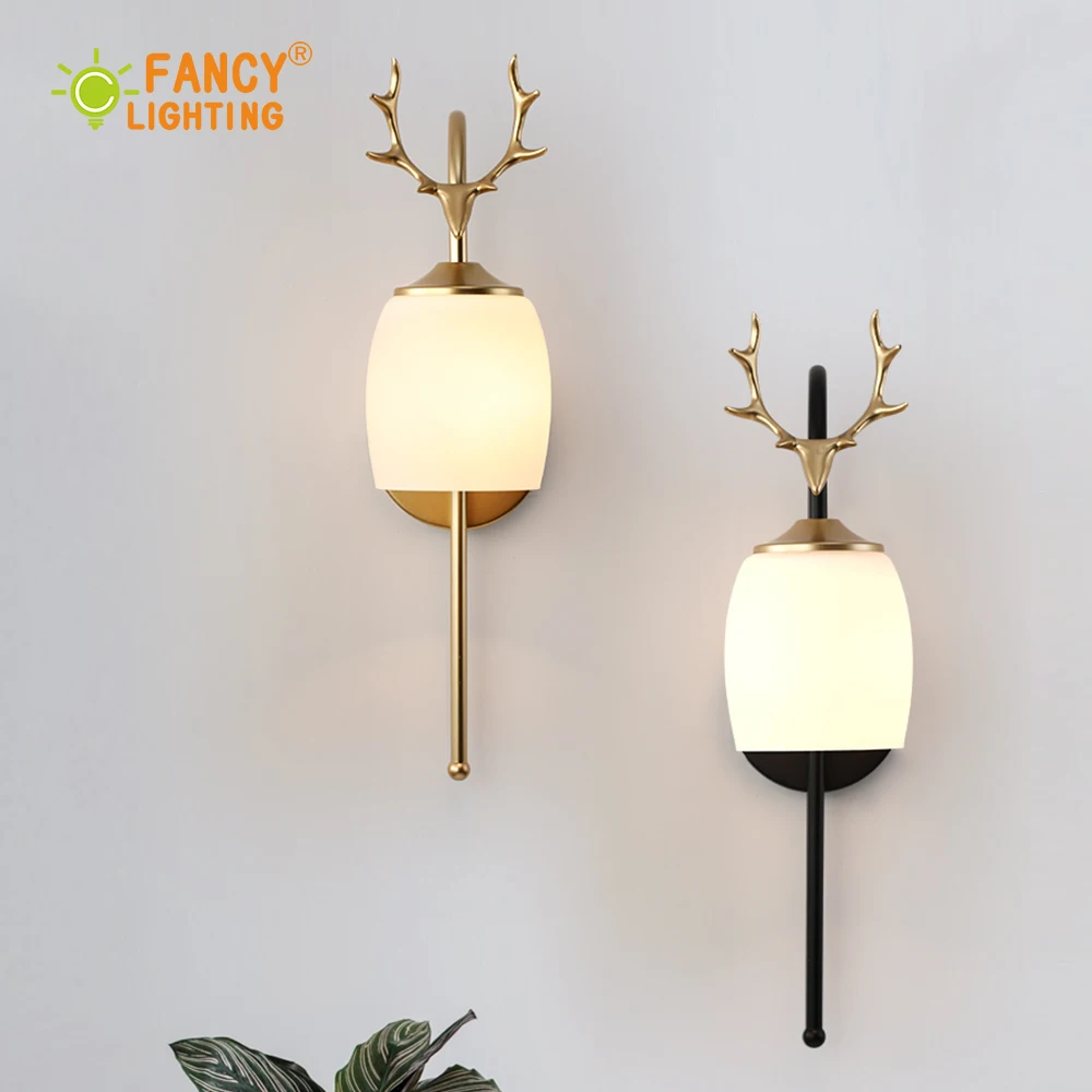 (Бесплатная Светодиодная лампа E27) настенный светильник в скандинавском стиле с