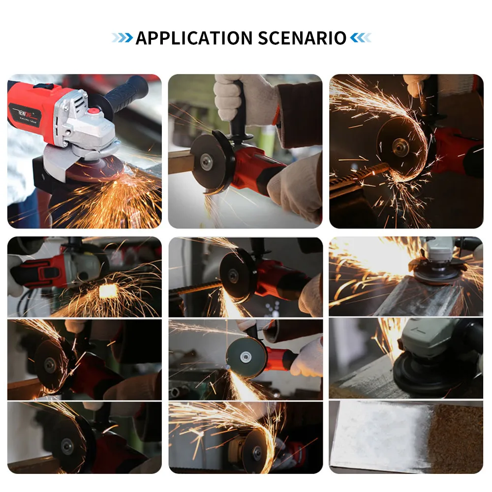 

NEWONE 20V Brushless Lithium-Ion 4000mAh 100mm Angle Grinder With Paddle Switch Cordless Grinding and Polishing Power Tool M10