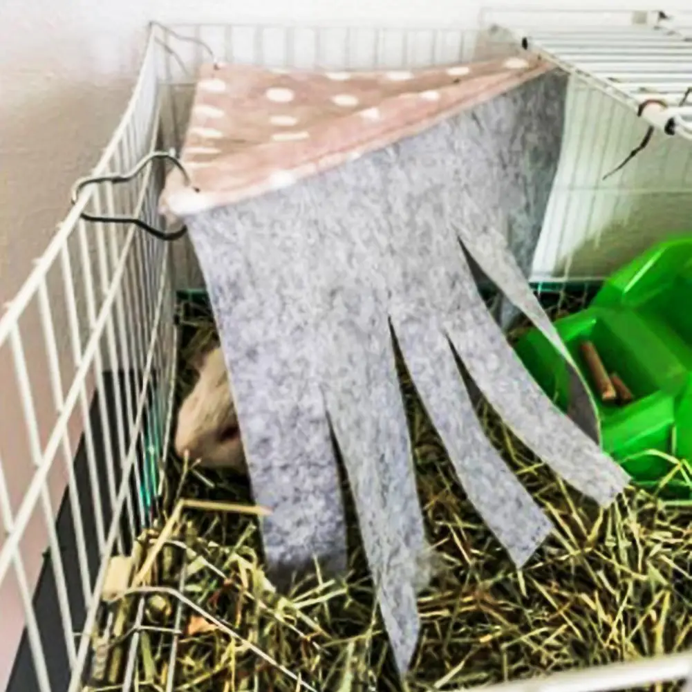 New Style Durable Comfortable Hamster Dodge House Tassel Tent Hammock Corner Nest Accessories Pet Supplies for Rabbit | Дом и сад