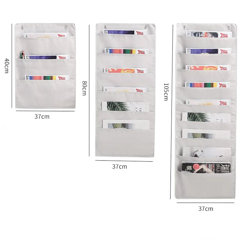 369 pockets wall hanging storage bags book keys mobile phone door organizer pouch bedroom dormitory office container free global shipping
