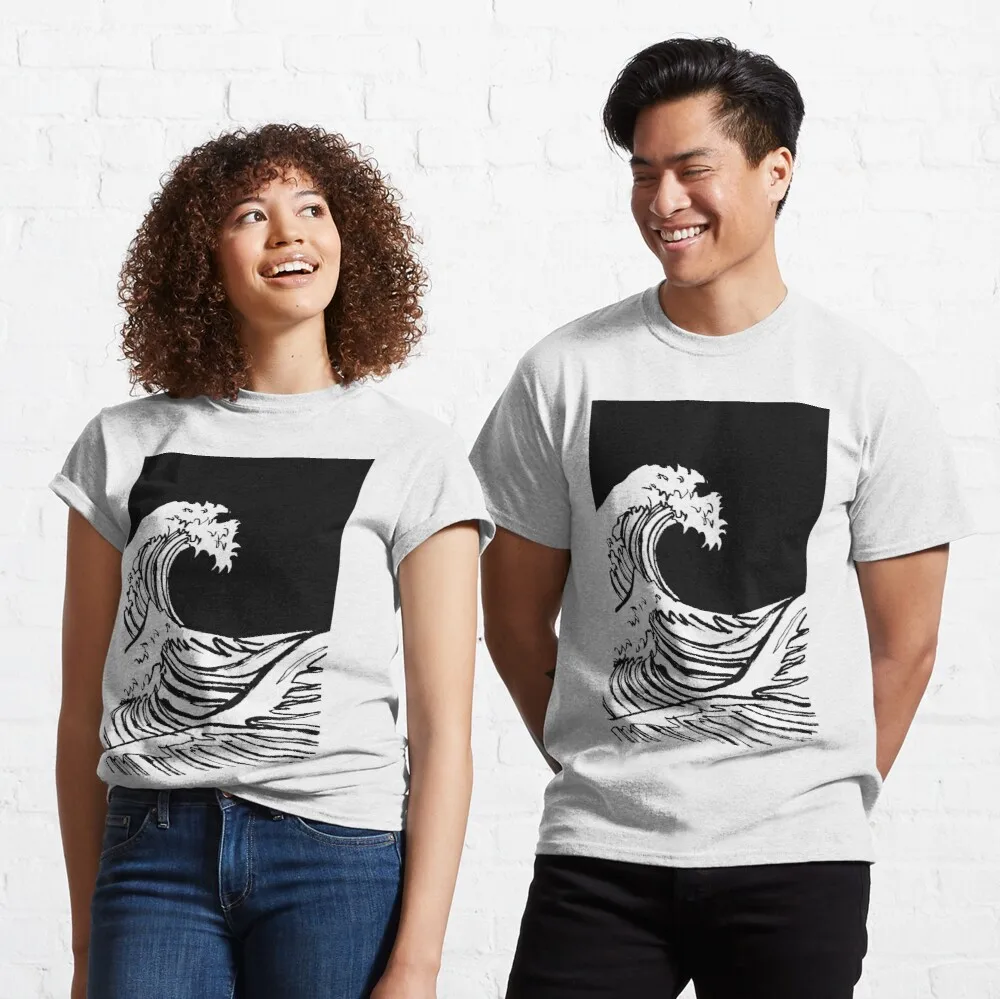 

Tops T Shirt Women Ukiyo-e Classic T-Shirt