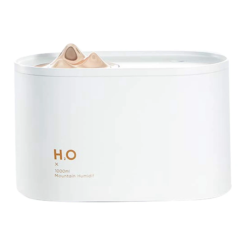 Увлажнитель воздуха ультразвуковой с двойным распылителем 1000 мл 3600 мА ·