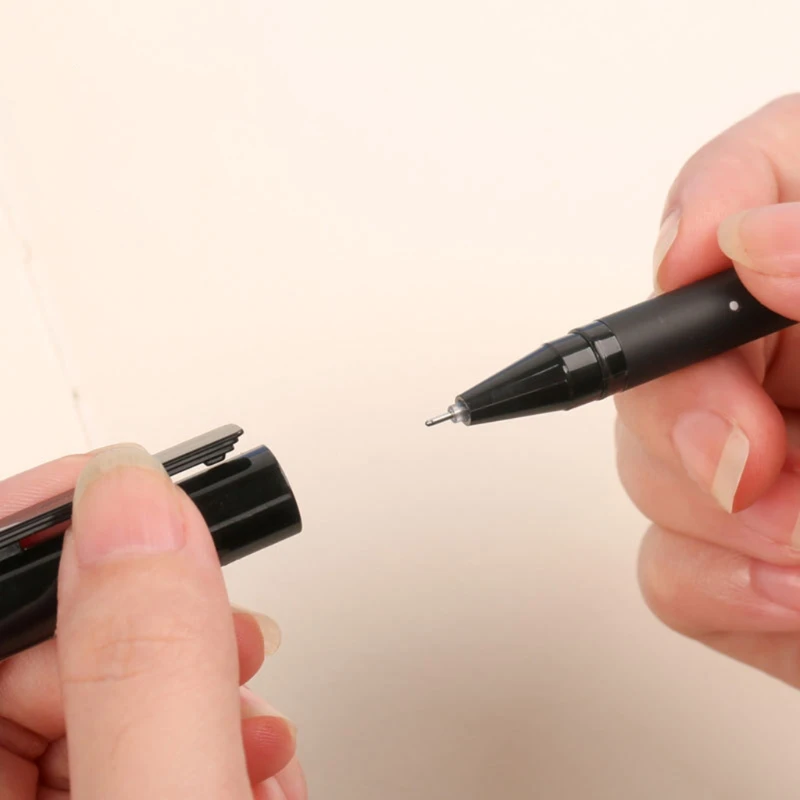 

W3JD 12 Constellation Gel Pens 0.5mm Starry Black Ink Pen Student Stationery Gift Office School Writing Supply