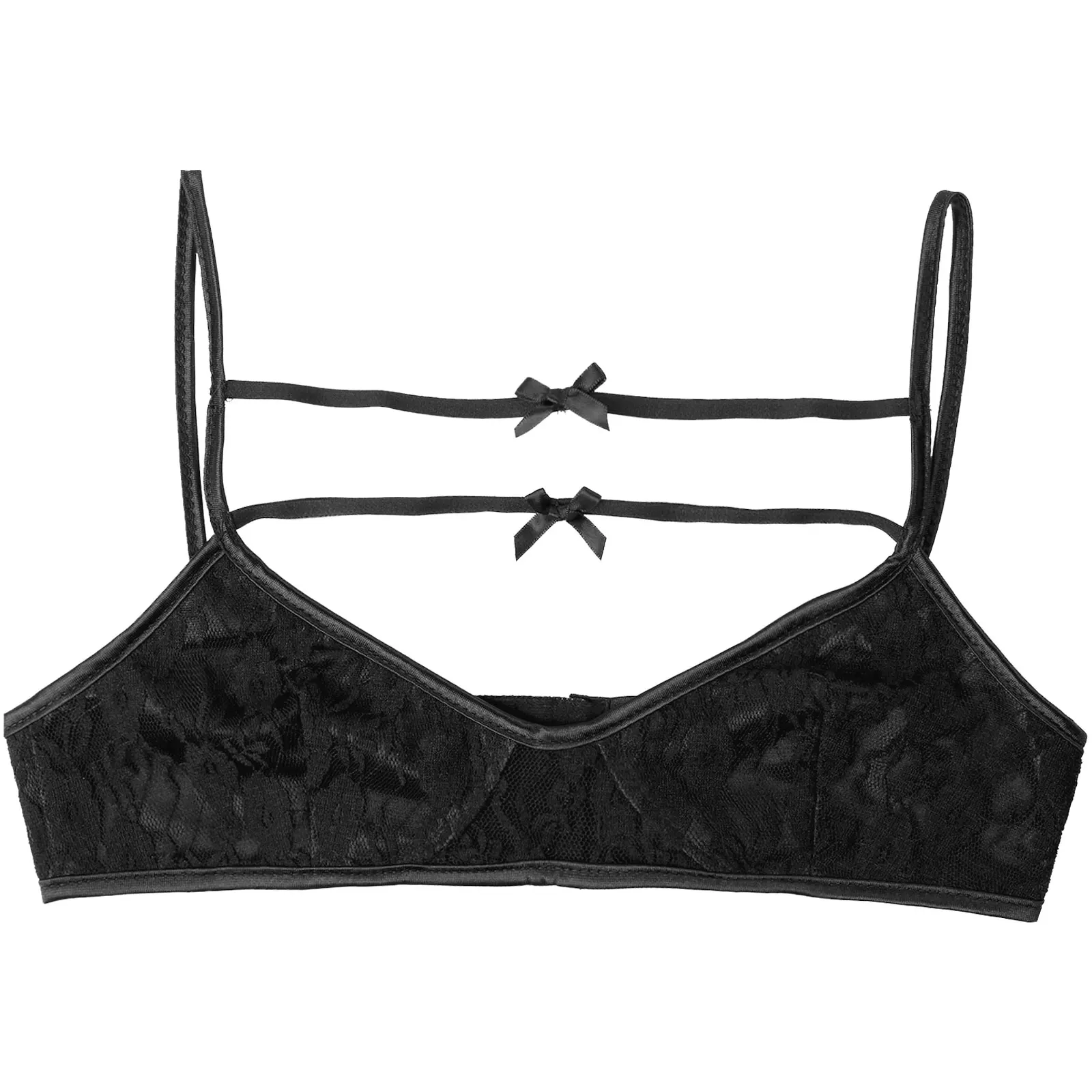 Женский сексуальный бюстгальтер топ нижнее белье прозрачное кружевное на