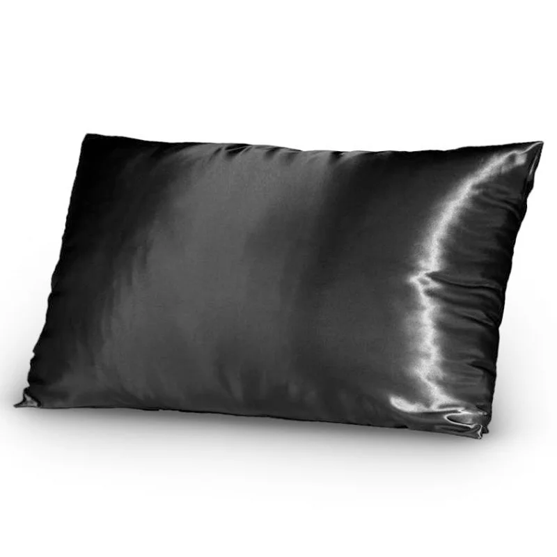 

58x70cm Multiple Colors Ice Silk Pillowcases Bedding Pillow Cases Double Face Silk Satin Pillow Covers For Bedding Set