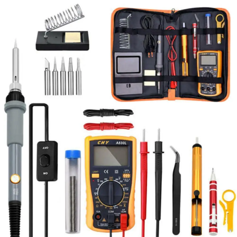 

60W Welding Engraving Tool Internal Heating Electric Adjustable Iron Soldering Swith Set Temperature With X6G2