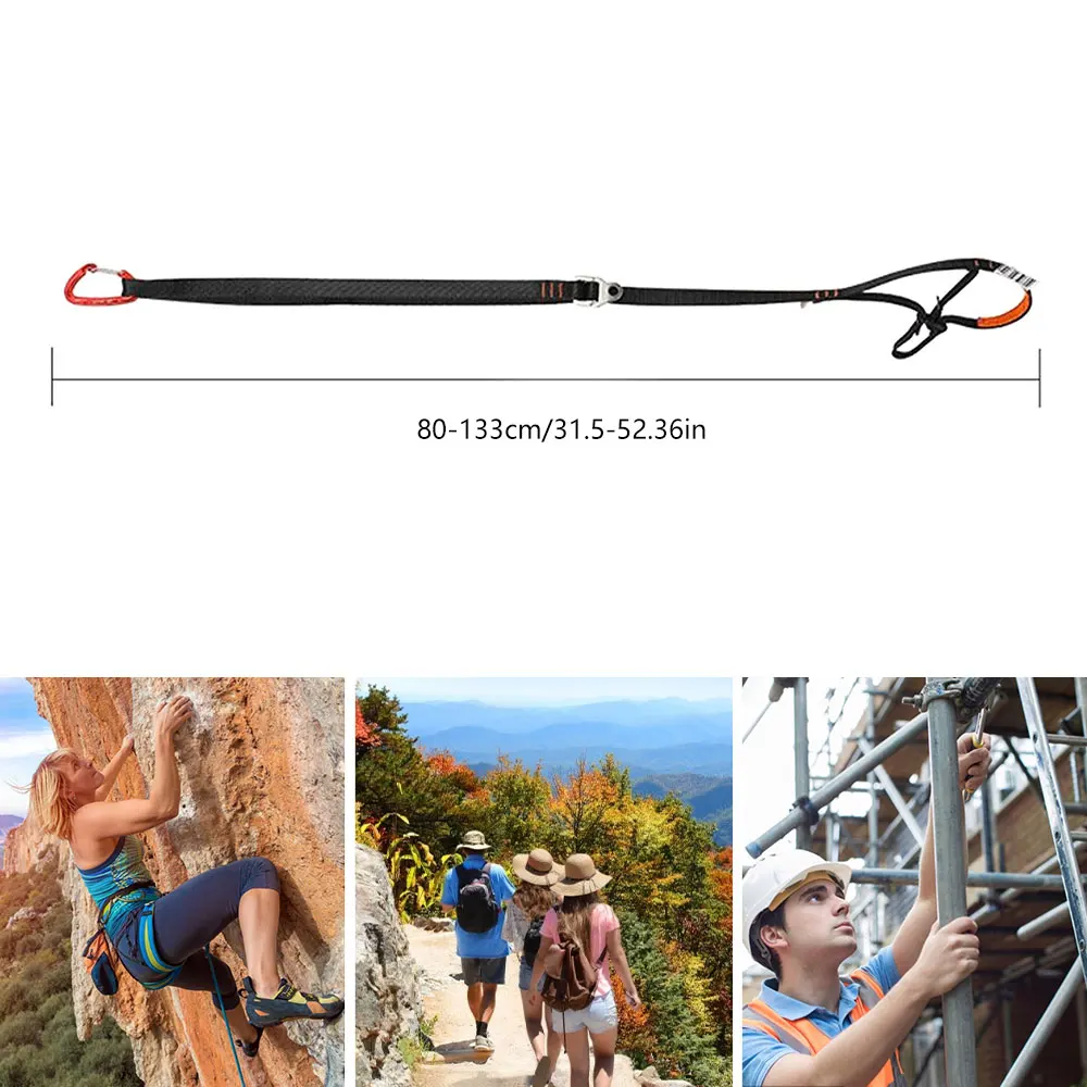 

New Adjustable Climbing Pedal Belt Climbing Lifting Climbing Rope Standing Belt Device Rope Device Professional Polyester