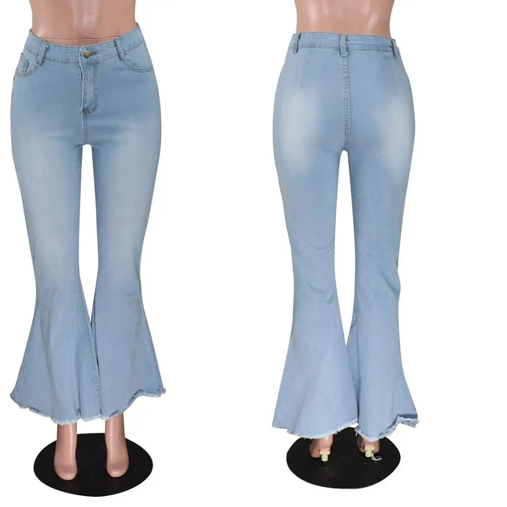 

Women's Jeans Casual Bell Bottom High Waist Denim Flare Pants Fashion Wide Leg Jeans pants Female Denim Trousers Boyfriend Jeans