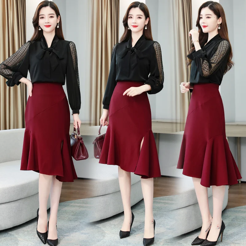 2021 Демисезонный комплект одежды из 2 предметов для женщин с длинными рукавами