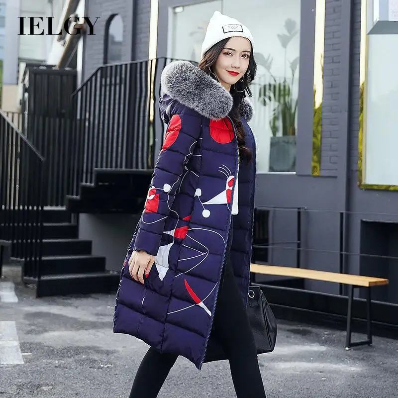 

Женская Двухсторонняя куртка средней длины, с хлопковой подкладкой