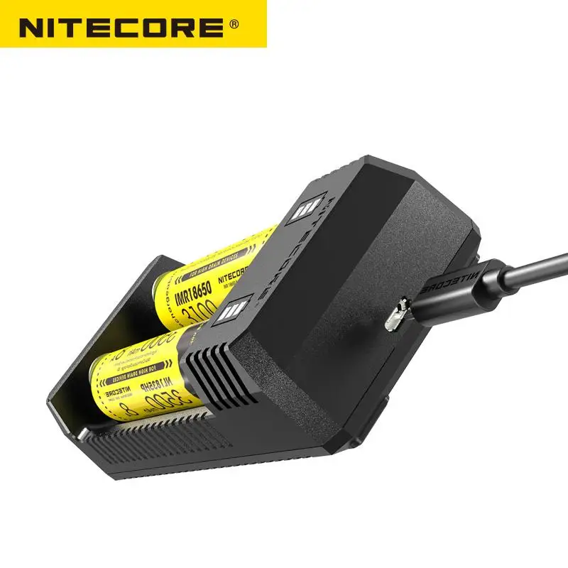 NITECORE UI2 Portable Dual-Slot USB Li-ion Battery compatible with 18650 16340 14500 20700/21700 battery | Лампы и освещение