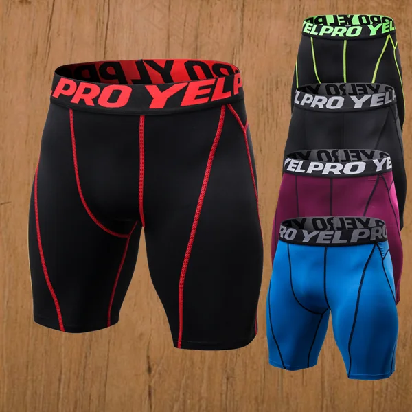 

Summer Men's Running Shorts Sportswear Men's Basketball Fitness Gym Training Sports Shorts Male Fitness Compression Tights