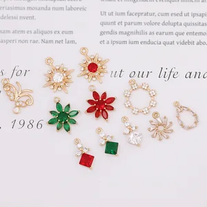 HAOSAW 4 шт. ювелирные аксессуарыхрустальные подвески для сережекСделай самCZ подвескиручная работаЮвелирная фурнитура и компоненты