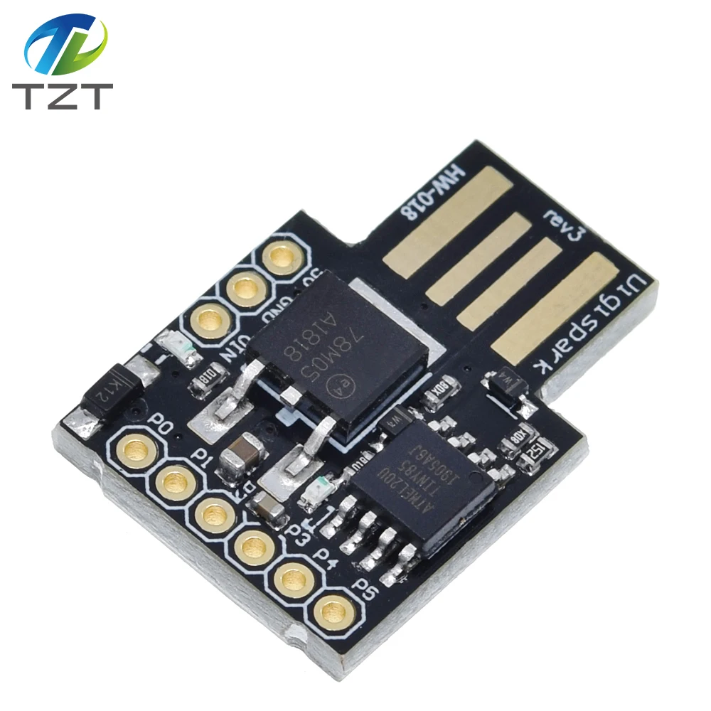 Синий черный TINY85 Digispark Kickstarter микро макетная плата ATTINY85 модуль для Arduino IIC IEC USB