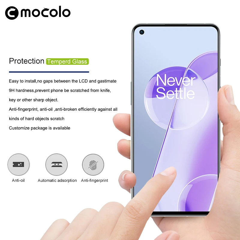Mocolo олеофобное покрытие 2.5D 9 H полное защитная пленка защитное стекло для на One Plus