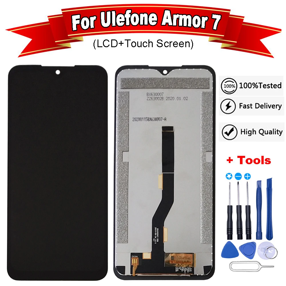 6 3 дюймов для Ulefone Power 7 ЖК дисплей Дисплей + кодирующий преобразователь сенсорного
