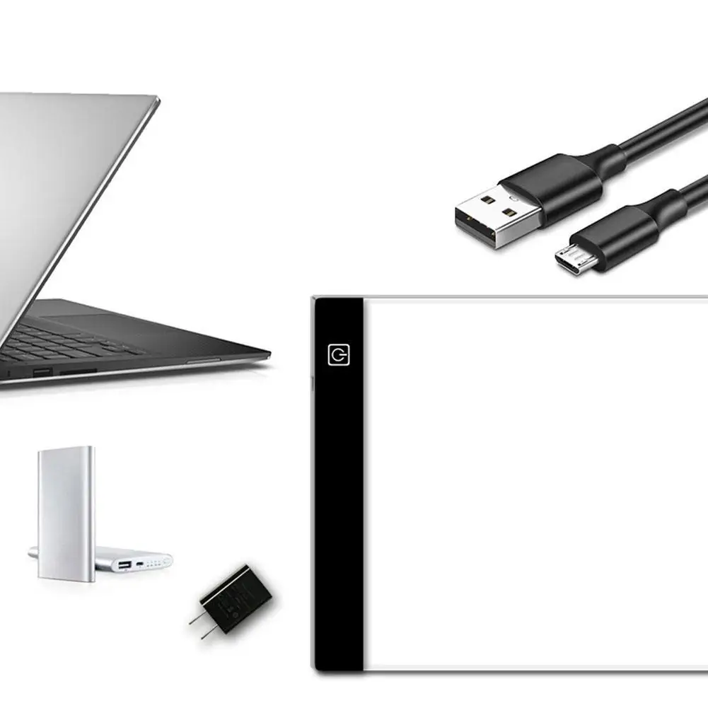 A4/A5/A6 светодиодный планшет для рисования цифровой Графика Pad USB светильник