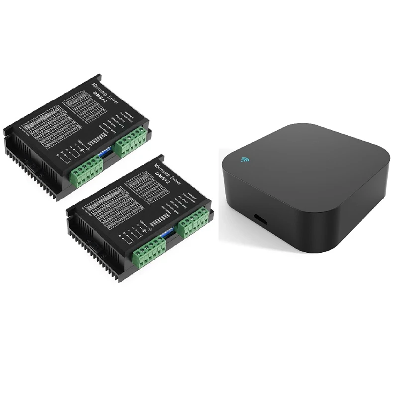 

1 Pcs Wifi Infrared Rays Remote Controls Temperature Humidity Sensors & 2Pcs DM542 Stepper Motor Controller