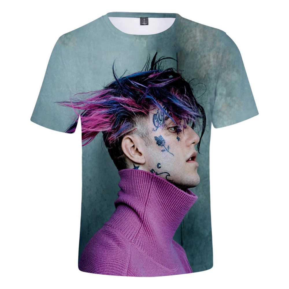 Футболка Lil Peep с 3D принтом для мужчин и женщин модная повседневная тенниска