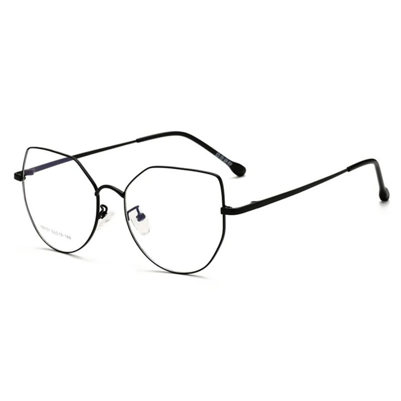 Нержавеющая сталь оптические очки в оправе &quotкошачий глаз&quot Для женщин