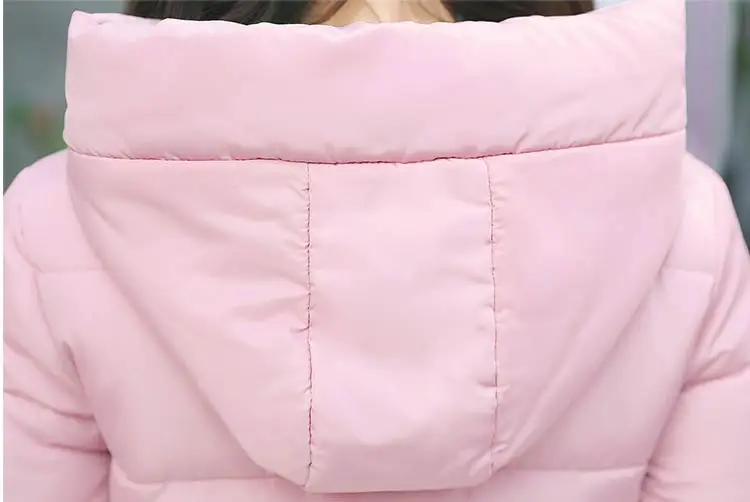 Зимние женские пуховики с капюшоном, на молнии, Теплые Топы, женские парки, одноцветная тонкая Базовая куртка, женские пальто, женские парки