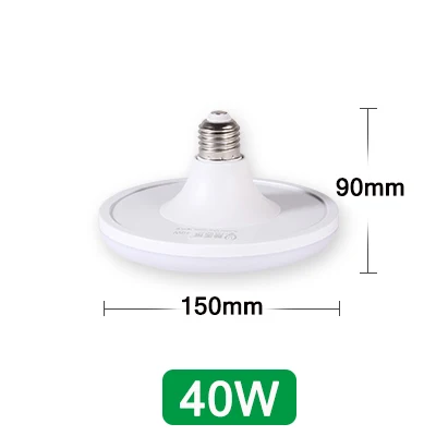 40W White Высокая мощность E27 Светодиодные лампы свет 220 В 50 Вт 40 Вт 30 Вт 20 Вт прожектор лампада ампулы Bombilla Led холодный белый домашний декор CAN MEI - Испускаемый цвет: 40W White