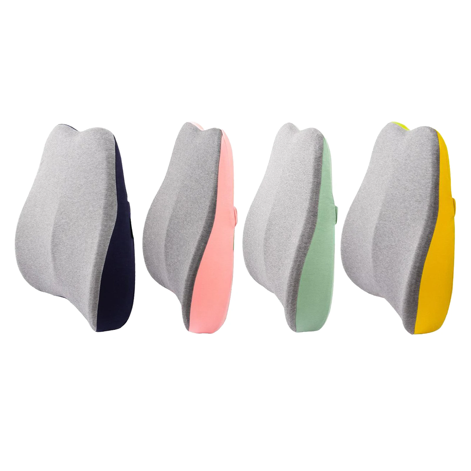 

1pc Lumbar Support Back Pillow Office Chair Backrest - Soft Comfortable Memory