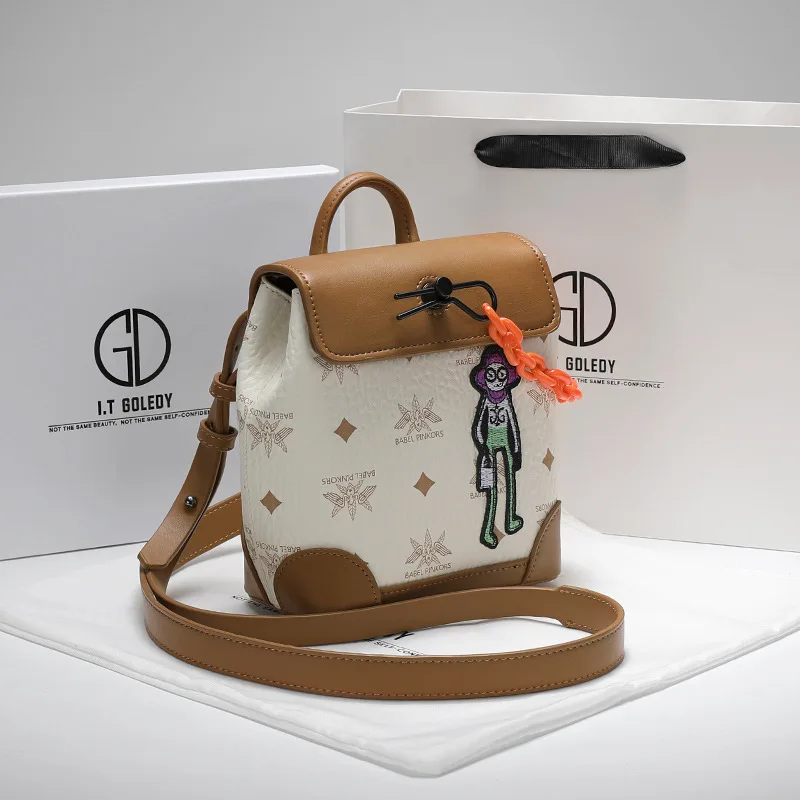 

Tote Bags for Women 2021 New Fashion Leather Printing Contrast Color Shoulder Bag Ladies Diagonal Bag Luxury Brand Handbags Sac