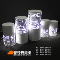 Wedding props lighting column dessert table wedding stage decoration window beauty display dessert table