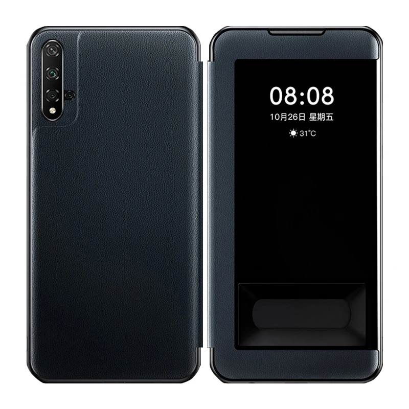 Кожаный чехол книжка для Huawei P30 Lite Honor 20 Pro V20 20i 9X 10i View Honor20S 20pro P30lite P 30lite|Бамперы| |