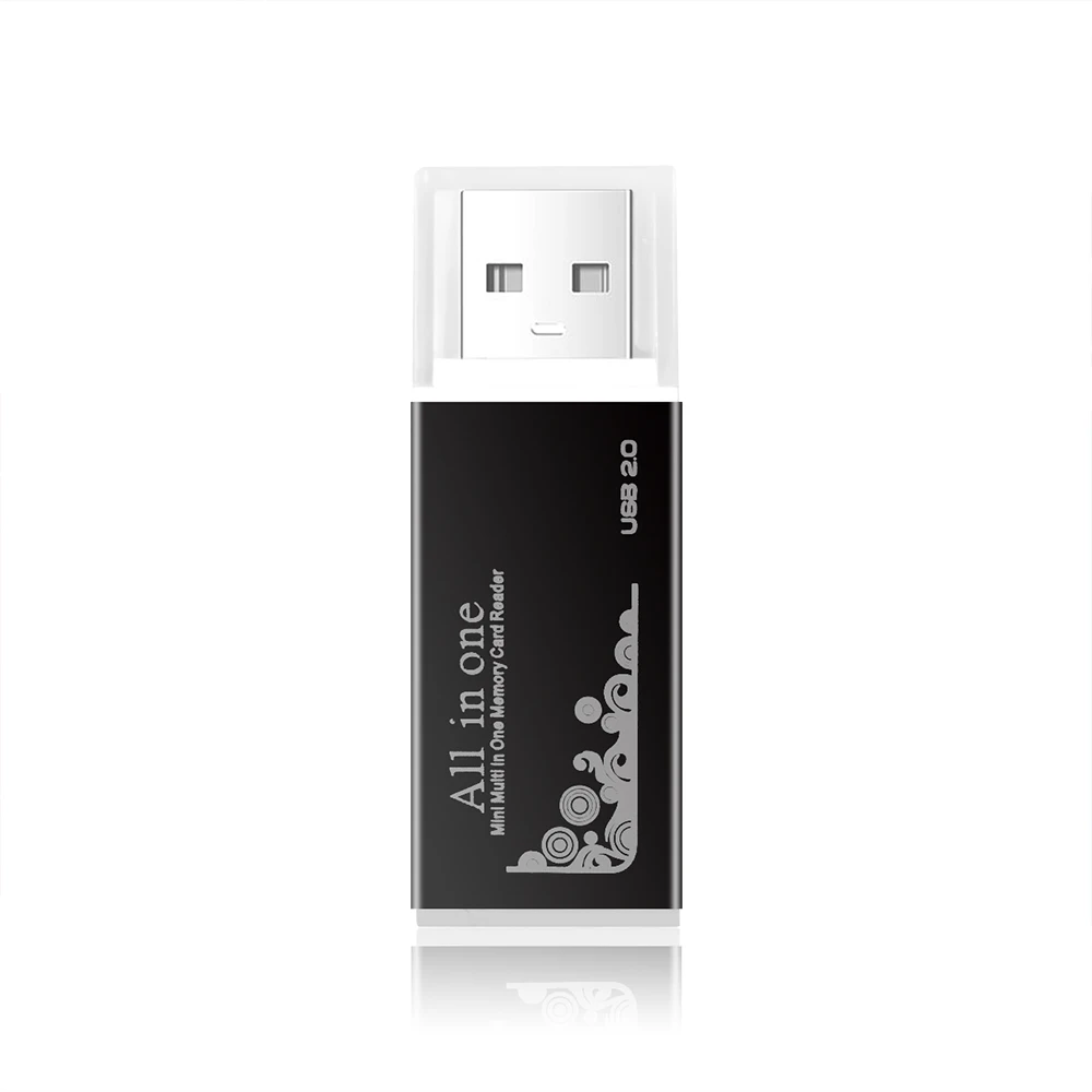Kebidumei SD кард-ридер MINI USB 2,0 OTG Micro SD/SDXC TF кард-ридер адаптер для ПК ноутбука компьютера